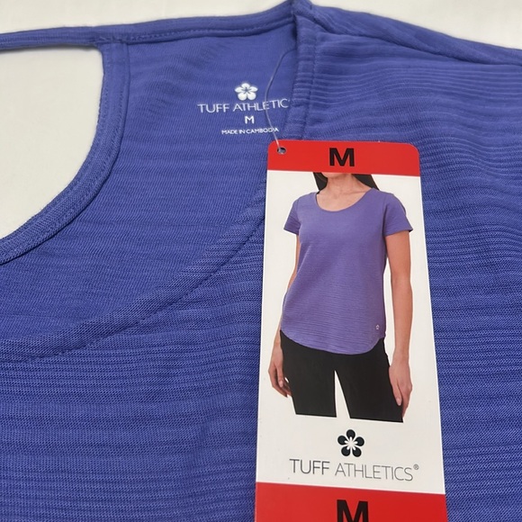 Tuff Athletics T-shirt Purple color NWT Various Sizes - Picture 3 of 6